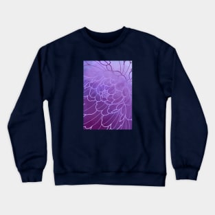 dark purple peony flower Crewneck Sweatshirt